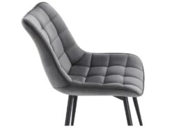 Lot De 4 Chaises De Salle à Manger | Chaise Tapissée En Velours | Structure En Métal | Dossier Et Base Confortables Et Rembourrés | Table De Salon. -Mobilier De Restaurant chaise 17947113