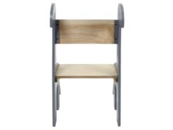 Chaise Enfant Dino Grise Et Bois - Gris 9 Chaise Enfant Dino Grise Et Bois - Gris -Mobilier De Restaurant chaise 18076513