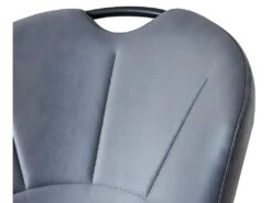 Chaise Simili Gris Avec Poignée SC2 Pieds Métal - Gris -Mobilier De Restaurant chaise 18081537