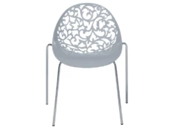 Ensemble De 4 Chaises Grises MUMFORD 14 Ensemble De 4 Chaises Grises MUMFORD -Mobilier De Restaurant chaise 18195813