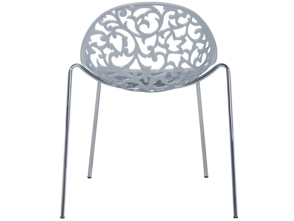 Ensemble De 4 Chaises Grises MUMFORD 7 Ensemble De 4 Chaises Grises MUMFORD – Image 7