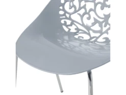 Ensemble De 4 Chaises Grises MUMFORD 18 Ensemble De 4 Chaises Grises MUMFORD -Mobilier De Restaurant chaise 18195821