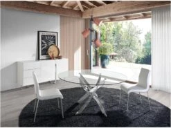 Chaise En Croûte De Cuir Et Acier Chromé 4025 ANGEL CERDA 13 Chaise En Croûte De Cuir Et Acier Chromé 4025 ANGEL CERDA -Mobilier De Restaurant chaise 18422353