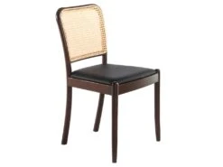 Chaise En Simili Cuir Et Rotin 4094 ANGEL CERDA