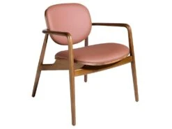 Fauteuil En Similicuir Et Pieds En Frêne 4118 ANGEL CERDA