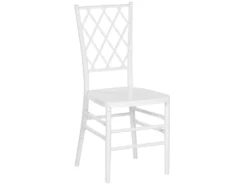 Lot 2 Chaises Blanches CLARION -Mobilier De Restaurant chaise 18759499