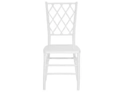 Lot 2 Chaises Blanches CLARION -Mobilier De Restaurant chaise 18759501