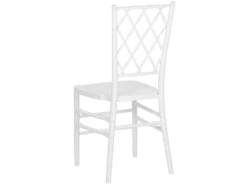 Lot 2 Chaises Blanches CLARION -Mobilier De Restaurant chaise 18759503
