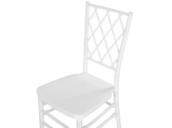 Lot 2 Chaises Blanches CLARION -Mobilier De Restaurant chaise 18759505