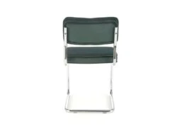 Chaise Design En Tissu Velours 49 X 55 X 85 Cm - Vert Foncé -Mobilier De Restaurant chaise 18833677