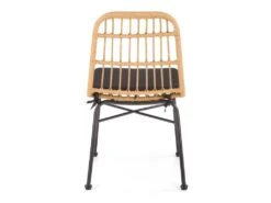 Chaise En Rotin Synthétique 47 X 45 X 85 Cm - Naturel -Mobilier De Restaurant chaise 18834559