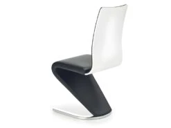 Lot De 4 Chaises Design En Cuir Synthétique 45 X 58 X 99 Cm - Noir -Mobilier De Restaurant chaise 18836557