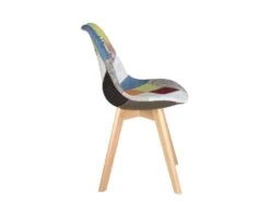 KAYELLES Lot De 2 Chaises Patchwork Scandinaves LAO -Mobilier De Restaurant chaise 19331041