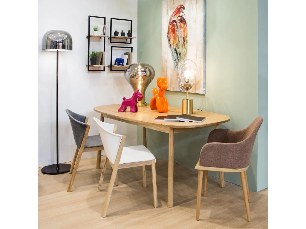 Chaise Pärumm Beksand Linen Beige 57x54x82 Cm 2 Chaise Pärumm Beksand Linen Beige 57x54x82 Cm – Image 2