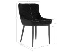 Chaise De Salle à Manger Mira Noir -Mobilier De Restaurant chaise 19521215