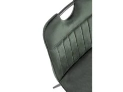 Chaise Design En Tissu Velours 46 X 58 X 83 Cm - Vert Foncé -Mobilier De Restaurant chaise 19816693