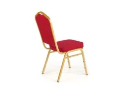 Chaise Design En Tissu 45 X 48 X 93 Cm - Bordeaux -Mobilier De Restaurant chaise 19816699