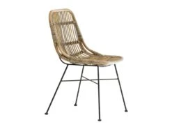 Chaise En Rotin Et Métal Rattan (lot De 2) -Mobilier De Restaurant chaise 20000997