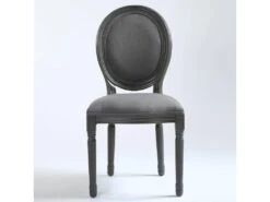 Lot De 20 Chaises De Style Médaillon Louis XVI Gris Tissu Gris -Mobilier De Restaurant chaise 20010259