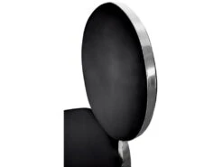 Lot De 2 Chaises Médaillon Sofia Simili Noir -Mobilier De Restaurant chaise 20010473