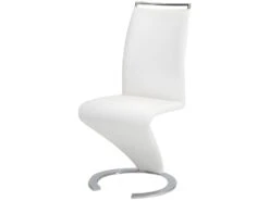 Lot De 4 Chaises TWIZY - Simili Blanc -Mobilier De Restaurant chaise 211869