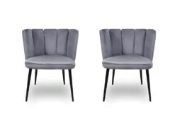 Chaise De Salle À Manger X2 Belair - Couleurs - Gris