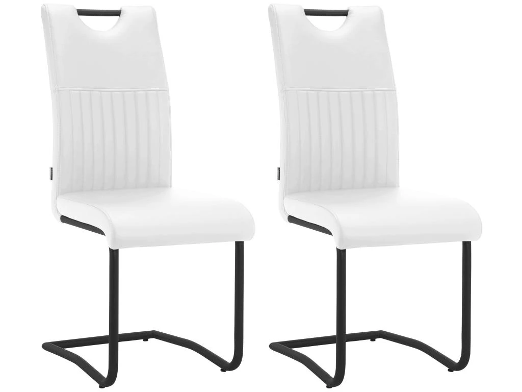 Chaise De Salle à Manger Sakai 2pk Blanc 1 Chaise De Salle à Manger Sakai 2pk Blanc