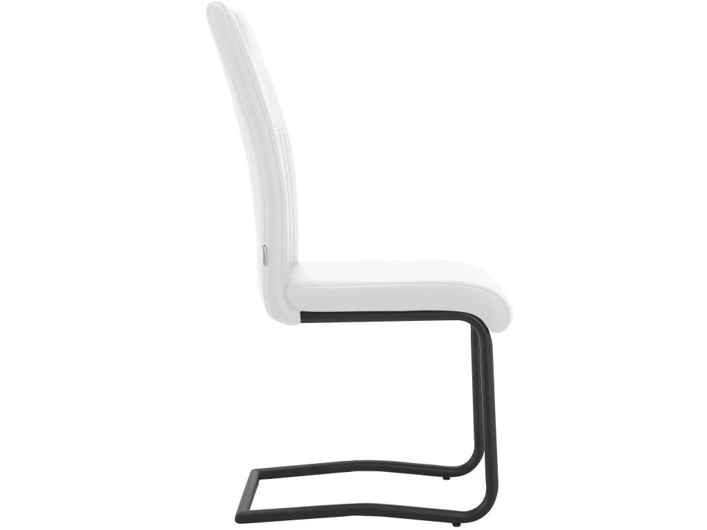 Chaise De Salle à Manger Sakai 2pk Blanc 3 Chaise De Salle à Manger Sakai 2pk Blanc – Image 3