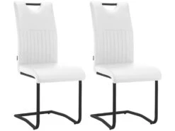 Chaise De Salle à Manger Sakai 2pk Blanc 18 Chaise De Salle à Manger Sakai 2pk Blanc -Mobilier De Restaurant chaise 21554097