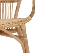 Chaises De Salle à Manger Lot De 2 En Rotin Nature -Mobilier De Restaurant chaise 21556815