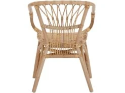 Chaises De Salle à Manger Lot De 2 En Rotin Nature -Mobilier De Restaurant chaise 21556817