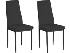 Chaise Kelly 2pk Noir -Mobilier De Restaurant chaise 21686237