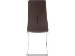 Lot De 2 Chaises De Salle à Manger Rembourrées En PU Cappuccino -Mobilier De Restaurant chaise 21686497