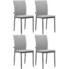 Chaise De Salle à Manger Pavia 4pk Gris