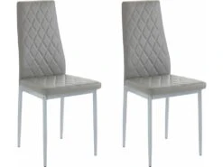 Chaise Brooke 2pcs. Gris -Mobilier De Restaurant chaise 21687043