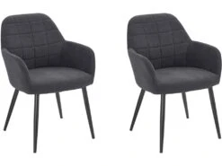 Mara Arm Chair 2pk Anthracite -Mobilier De Restaurant chaise 21697175