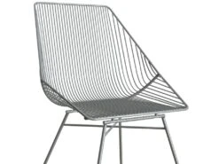 Chaise De Salle à Manger En Métal Gris -Mobilier De Restaurant chaise 21697611