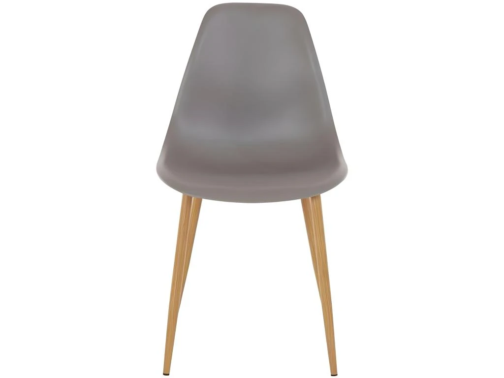 Chaise Miller 4pk Gris Clair PlastOak 2 Chaise Miller 4pk Gris Clair PlastOak – Image 2