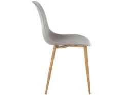 Chaise Miller 4pk Gris Clair PlastOak 12 Chaise Miller 4pk Gris Clair PlastOak -Mobilier De Restaurant chaise 21697647