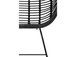 Lot De 2 Chaises De Salle à Manger En Rotin Noir -Mobilier De Restaurant chaise 21699423