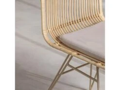 Uyuni - Lot De 2 Chaises Design En Rotin Pieds Beiges - Couleur - Naturel 15 Uyuni - Lot De 2 Chaises Design En Rotin Pieds Beiges - Couleur - Naturel -Mobilier De Restaurant chaise 21882723