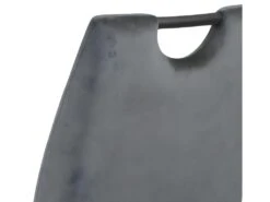 Ulla Chaise De Salle à Manger En Velours, Piètement Luge, Gris Foncé. -Mobilier De Restaurant chaise 22049171