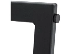 Lot De 2 Chaises Godole - Structure En L - Dossier En Forme De Pétale - Cachemire - Gris & Noir -Mobilier De Restaurant chaise 22125399