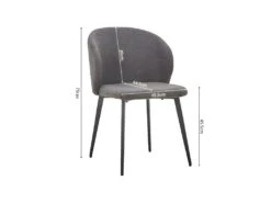 Chaise TOLO Tissus Bouclé Gris, Dimension H80 X L51 X P55, Idéal Pour Votre Cuisine Ou Salle à Manger 7 Chaise TOLO Tissus Bouclé Gris, Dimension H80 X L51 X P55, Idéal Pour Votre Cuisine Ou Salle à Manger -Mobilier De Restaurant chaise 22188773