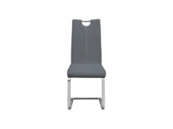 Chaise SOFI PU Gris, Dimension H99 X L43 X P57 Cm, Idéal Pour Votre Cuisine Ou Salle à Manger -Mobilier De Restaurant chaise 22328887
