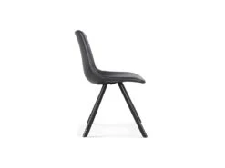 Chaise EMET PU Noir, Dimension H83 X L46 X P60 Cm, Idéal Pour Votre Cuisine Ou Salle à Manger -Mobilier De Restaurant chaise 22329007