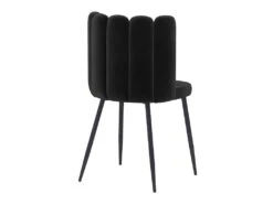 Chaise Rosy En Velours Noir (lot De 2) -Mobilier De Restaurant chaise 22352383