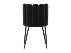 Chaise Rosy En Velours Noir (lot De 2) -Mobilier De Restaurant chaise 22352385