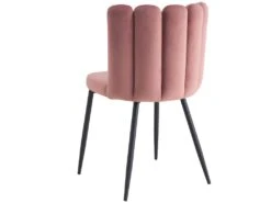 Chaise Rosy En Velours Vieux Rose (lot De 2) 13 Chaise Rosy En Velours Vieux Rose (lot De 2) -Mobilier De Restaurant chaise 22352439