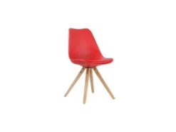 Chaise SEVENTY PU Rouge, Dimension H86 X L49 X P51 Cm, Idéal Pour Votre Cuisine Ou Salle à Manger -Mobilier De Restaurant chaise 22355755